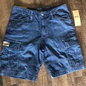 Polo by Ralph Lauren cargo jeans shorts